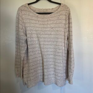 LOFT Speckled Knit Sweater